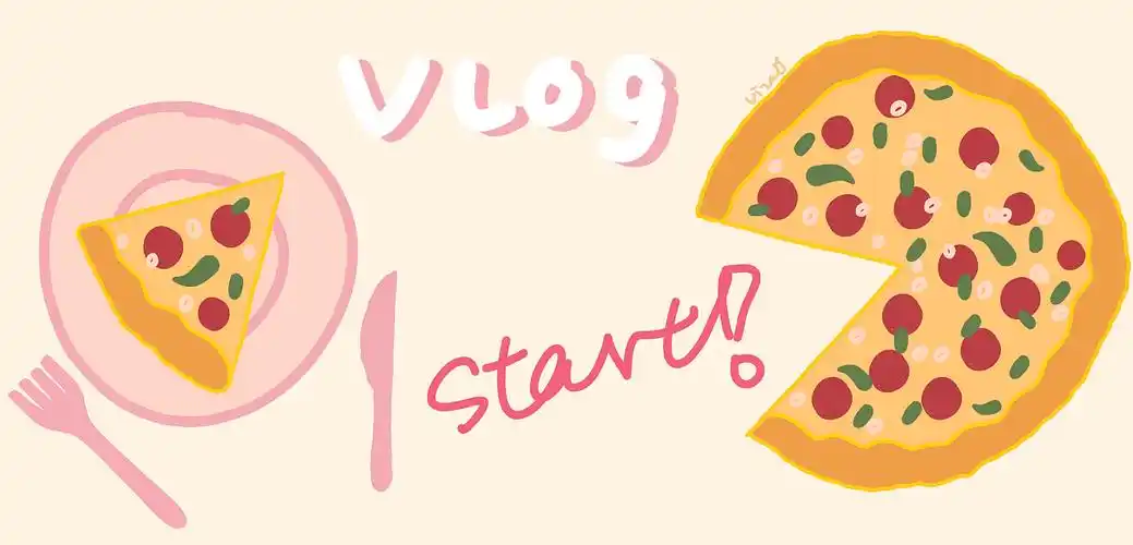 手绘美食vlog片头素材分镜