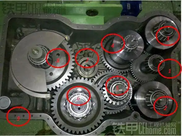 装载机之定轴式变速箱拆解与结构浅析