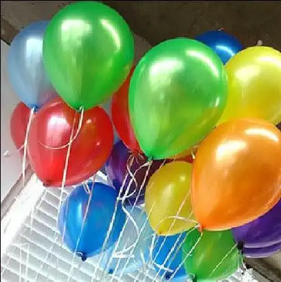 厂家直销加厚乳胶珠光6号氢气球婚庆生日派对装饰小气球定制批发图片