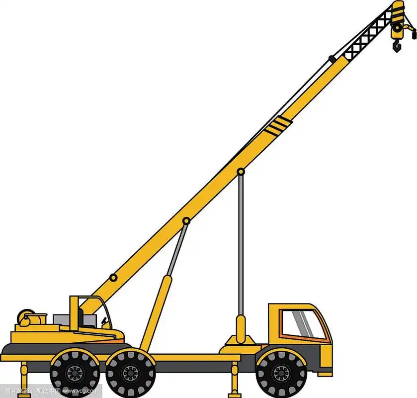 彩色图像卡通建筑起重机