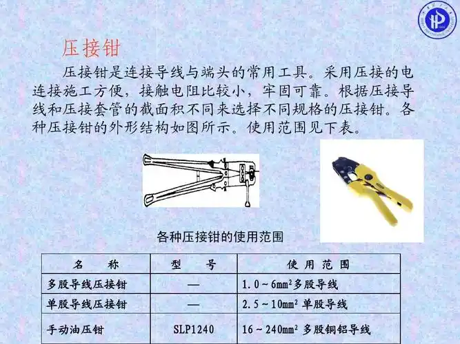 多股导线压接钳 单股导线压接钳 手动油压钳