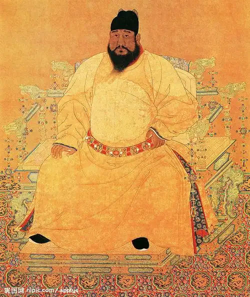 明宣宗坐像大图 点击还原