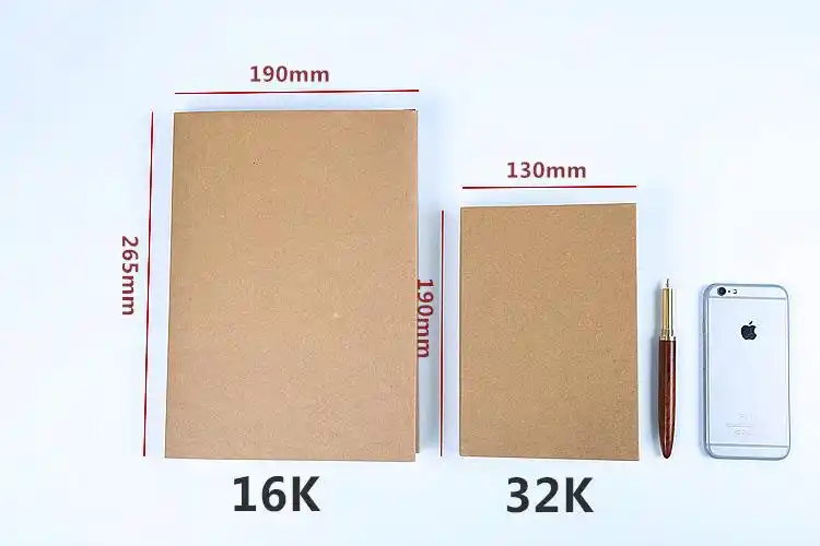 复古素描纸空白速写本子 轻文艺定制16k32k素描本 日记手账绘画本