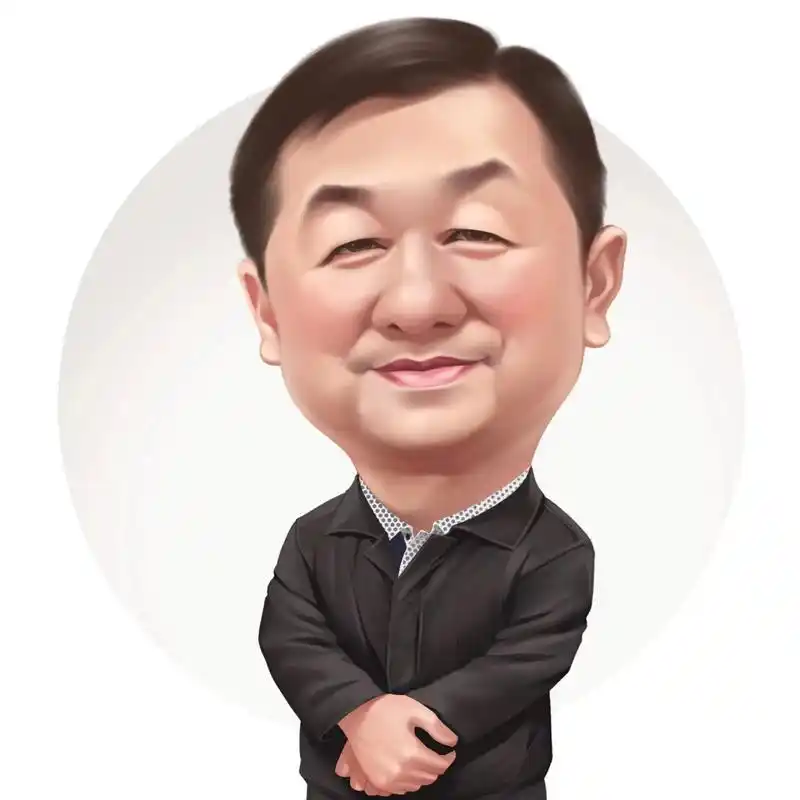 夸张幽默有内涵,换吗 画的这组中年大叔真人手绘大头漫画头像,3d立体