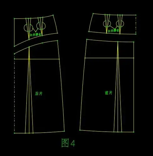 09-有育克横向分割 竖向分割裙制图方法与原理解析
