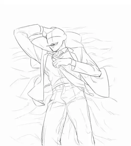 【板绘素材】霸气侧漏的躺姿(/ω*)这大概就是… - 半次元 - acg爱好