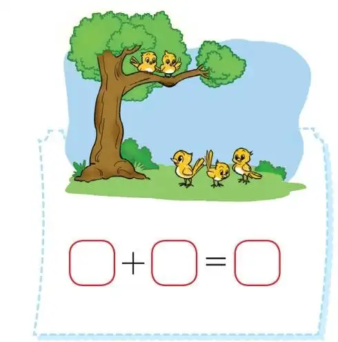 以下的图片,请你用刚才老师的方法口述应用题,讲给爸爸妈妈听吧!