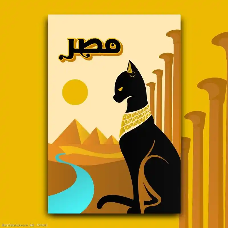 埃及金字塔猫