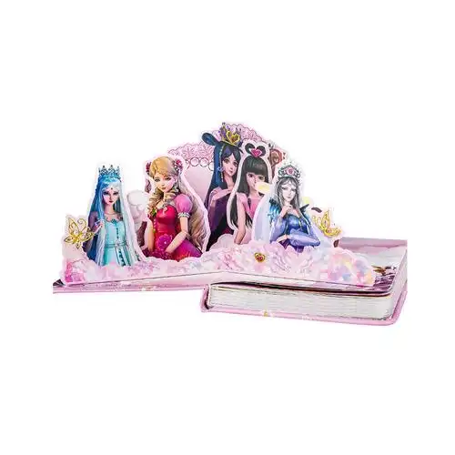 3d立体书叶罗丽娃娃契约书手账本女孩少女心学生笔记本人物磁扣本