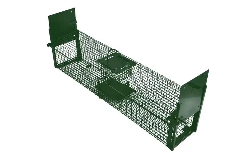 捕黄鼠狼笼捕松鼠笼抓黄鼠狼捕捉器双门捕捉笼