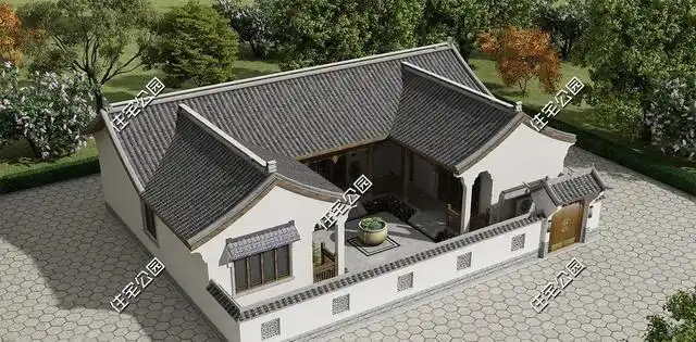 18*15一楼中式三合院,简单而又实际的养老公寓典范