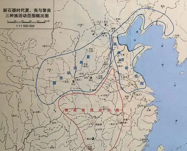 涿鹿之战:黄帝与叛乱父亲的亲兄弟蚩尤(即炎帝)的一场远古战争