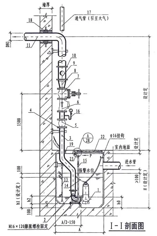 潜水排污泵安装图集