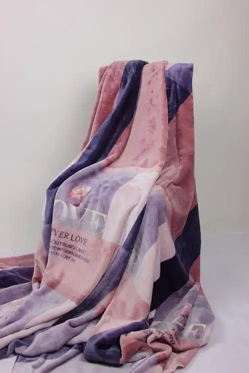 印花巴黎绒超柔法兰绒面料 毛毯抱枕床上用品睡衣服装布料