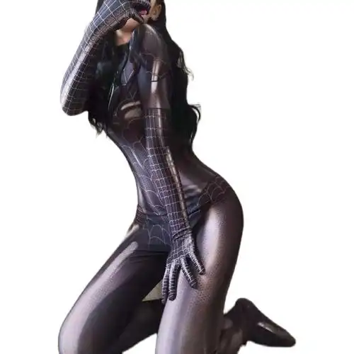 蜘蛛侠抖音性感紧身衣成人开裆cosplay服套衣服coscosplay女装