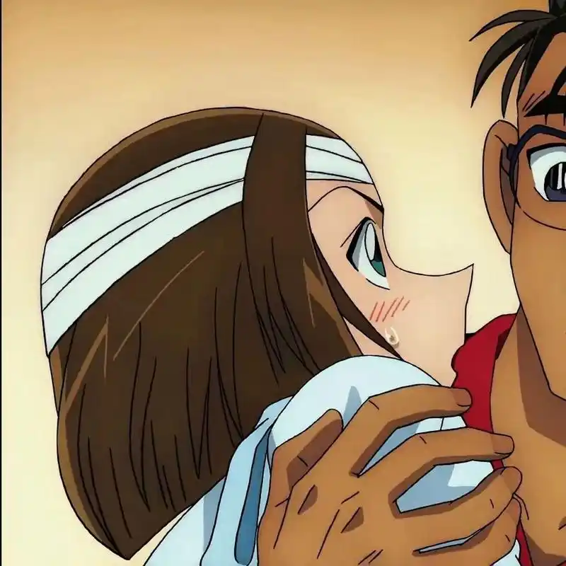 京极真和园子91 996978156998截自《名侦探柯南:绀青之