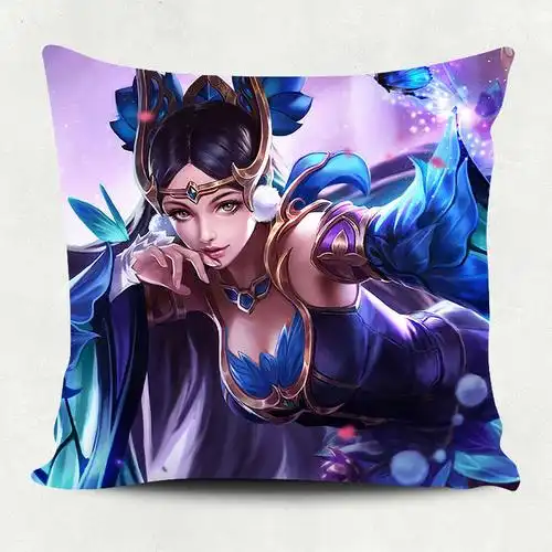 王者荣耀抱枕周边全英雄睡觉抱枕床头靠枕鲁班诸葛亮貂蝉双面定制