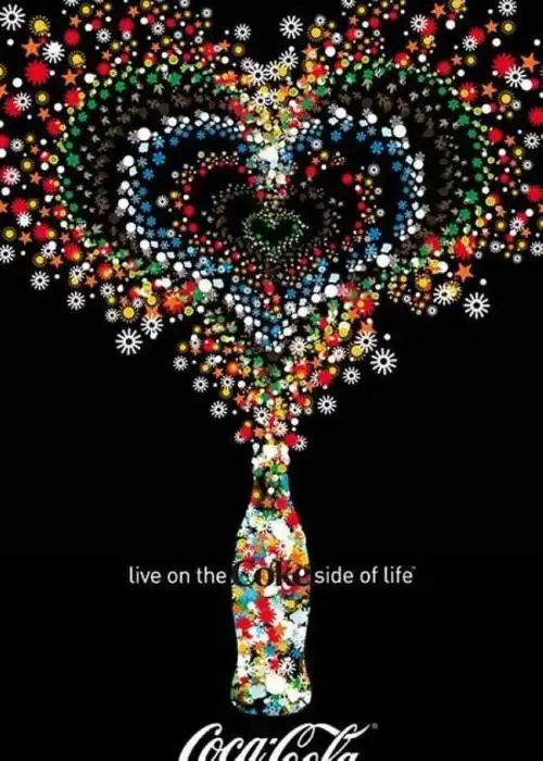 现年20岁的香港学生jonathan mak带来的主题名为:共享可乐的海报设计