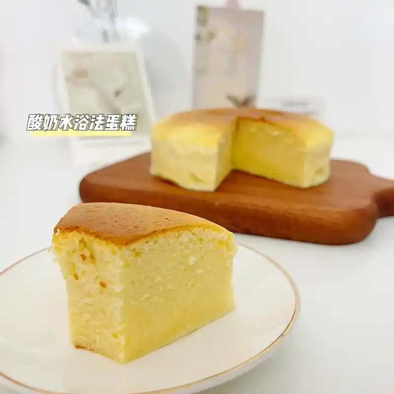 无油低卡酸奶蛋糕|云朵般柔软入口即化.这个方子试过三次了,做 - 抖音