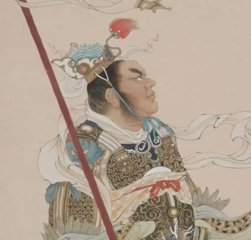 工笔神话人物原作合集.#原创作品# 生宣画工笔#天将天兵#风 - 抖音