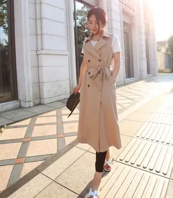 2015秋季韩版风衣无袖/2015秋季韩版风衣无袖价格,图片,品牌,搭配_淘