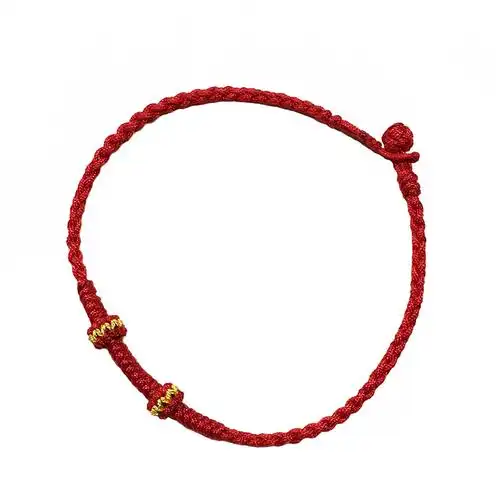 【嫣·锦绳】可穿珠手绳串珠本命年红绳手链手工编织可水洗3mm孔