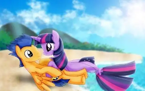 彩虹小马小马宝莉漫画阿坤与紫悦终于结婚了太幸福了