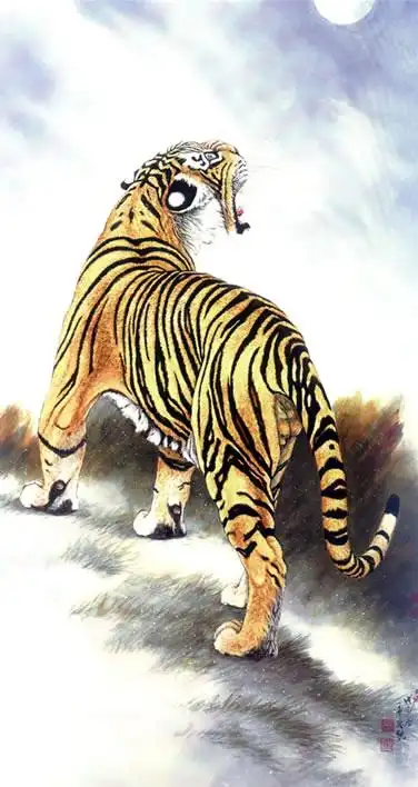 gif天下画虎第一人——章思统(台湾)