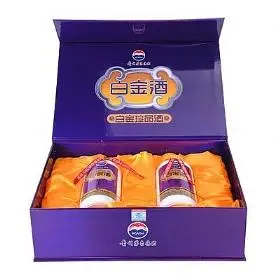 茅台白金酒53度500毫升白金珍品礼盒2瓶