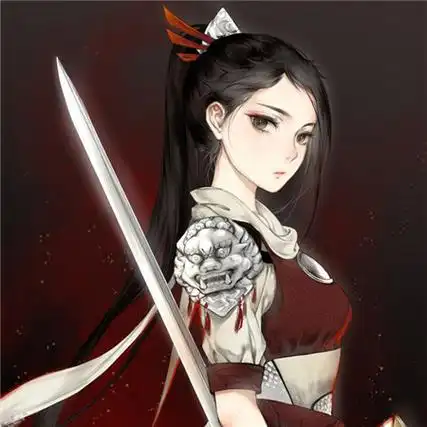 古风女侠执剑霸气头像,女生头像图片
