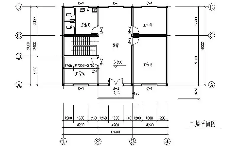 某工艺楼工程量计算书实例(含图纸)