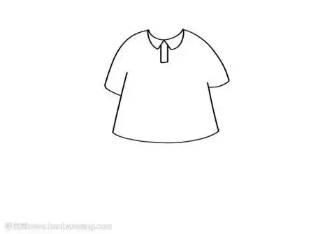 校服全套简笔画