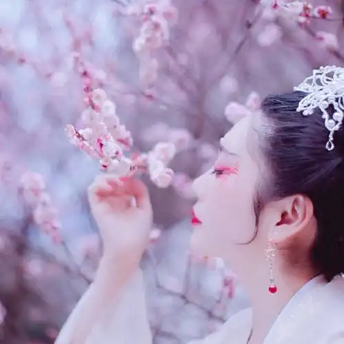 野洵 真人古风女喜收藏 禁二传回眸一笑百媚生六宫粉黛无颜色.