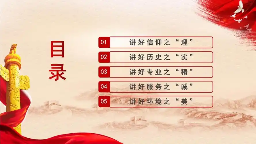 大学生思政课党史学习主题演讲ppt模板