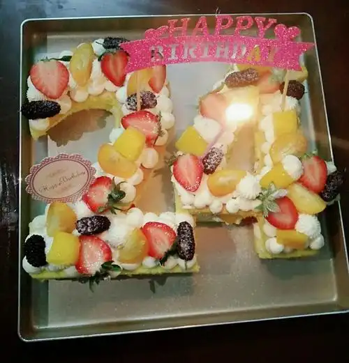 茂通儿做的数字蛋糕