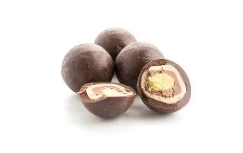 牛奶巧克力球照片