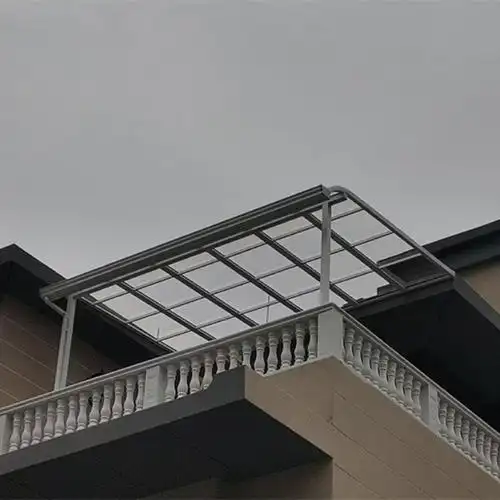 新巧品牌铝艺雨棚阳光棚铝合金阳光棚遮阳棚户外露台楼顶别墅庭院雨棚