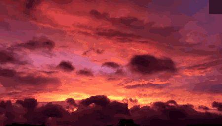 自从读到书中的火烧云,每当晴天的傍晚,我就总想抬头看~披绣闼,俯雕甍