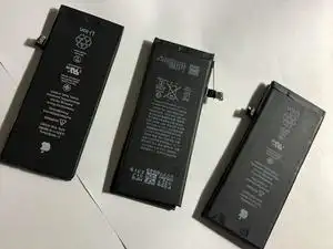 苹果8代,7p,8p,x拆机电池