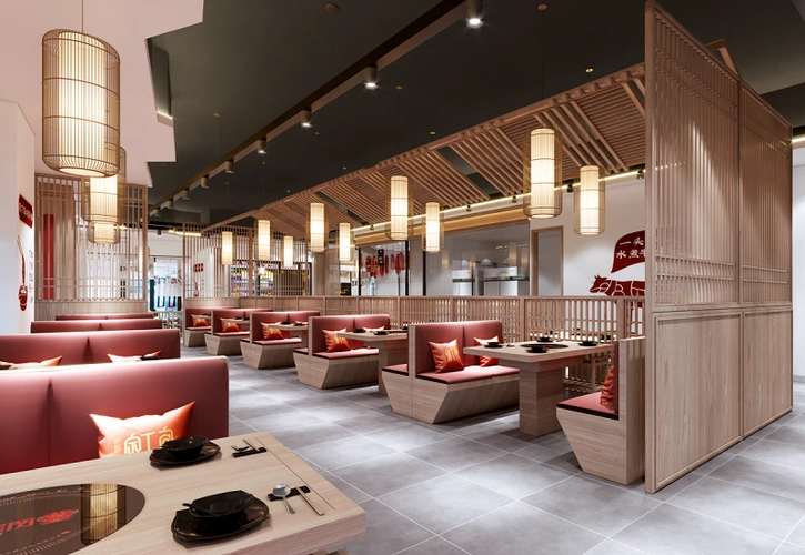 庖丁家鲜牛肉火锅装修风格是什么样的费用高吗