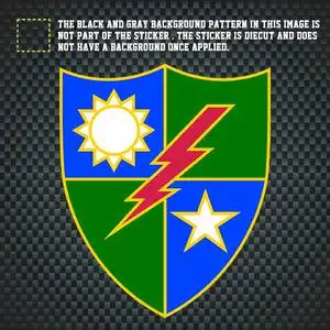 us army 75th ranger美国陆军第七十五游骑兵团车贴纸 ct0312