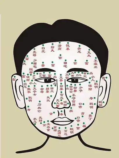 男痣脸上的位置看命运男痣的位置与命运图