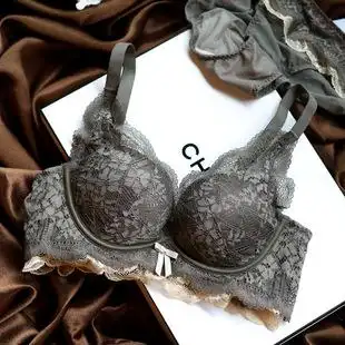 聚拢深v刺绣蕾丝调整型收副乳防下垂内衣文胸小胸变大掌柜推荐