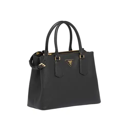 prada/普拉达 多色牛皮logo饰通勤女包手提单肩包