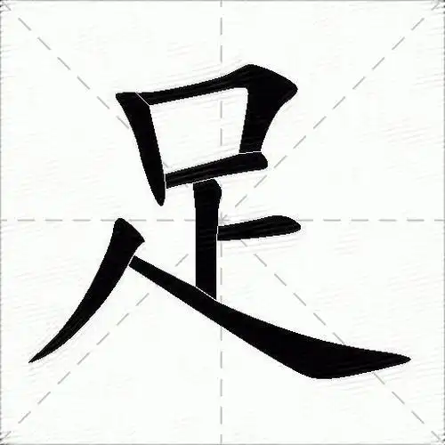 足什么意思解释足字笔画笔顺足拼音组词