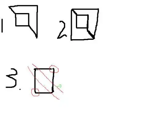 画一个回字内四角连接的图形怎么画?