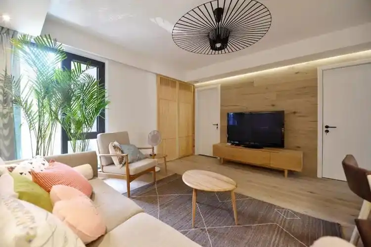 灵感| 35款原木风电视背景墙,美到难以做出选择!