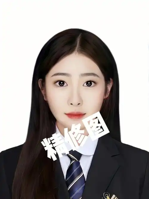 精修第7位仙女证件照修图