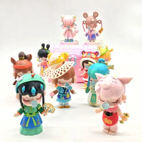 nanci十二生肖盲盒女生手办摆件rolife若来囡茜确认2020网红新款