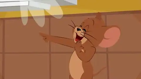 新猫和老鼠:杰瑞笑的很开心